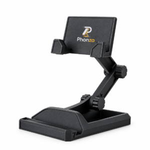 Phonza Adjustable Multi-Angle Desktop Phone & Tablet Stand Holder - Black